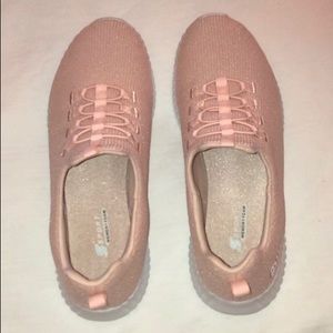 Pink sparkly Sketchers sneakers